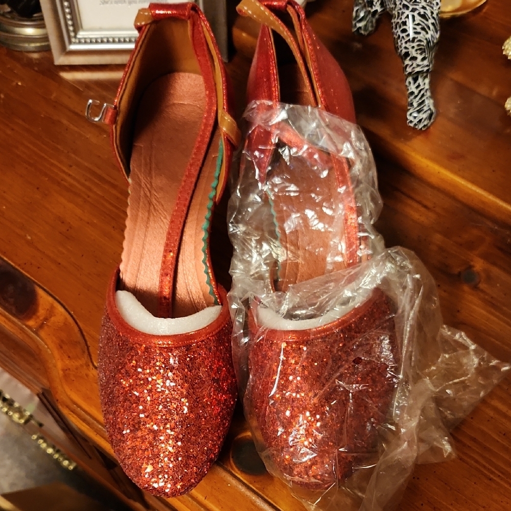 Glittery Red Women's Shoes